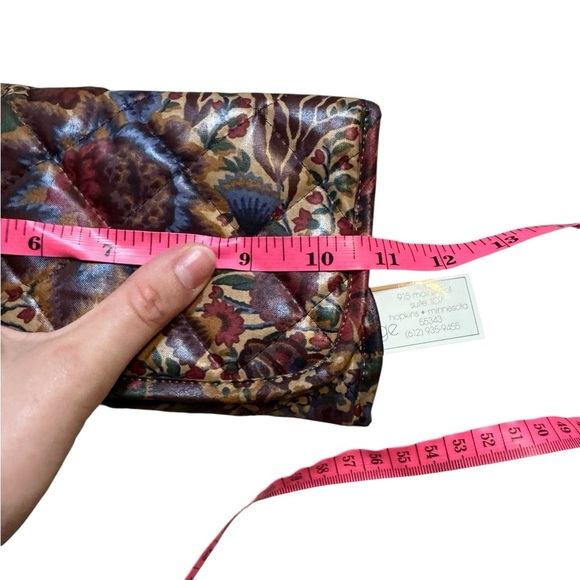 🌺 Vintage NWT Jewelry Roll Up Travel Organizer Floral Quilted Bag Storage 🌺 - Picture 5 of 6